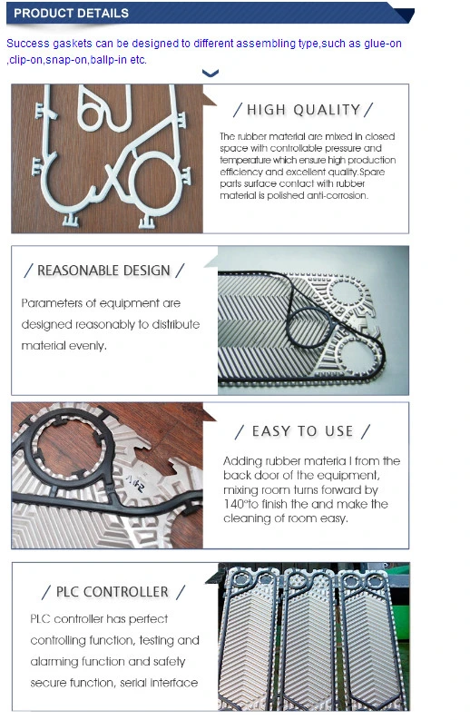 Replace Tranter Gx60 Gx85 Gx100 Gx91 Gasket for Heat Exchanger