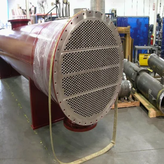 Углеродистая сталь, нержавеющая сталь (SS304L, 316, 2205), титан, никель, химический U-образный теплообменник для конденсата высокого давления